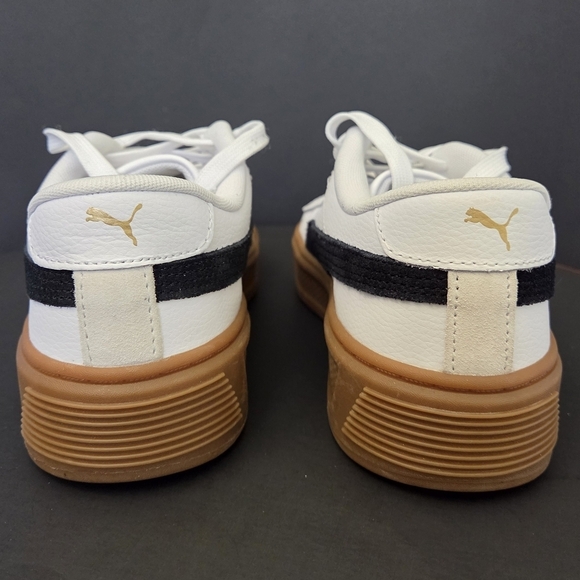 Puma Smash Platform V3 Mono Twist Sneakers White Black Gum Women's Avail 7.5 8.0 - Picture 9 of 11
